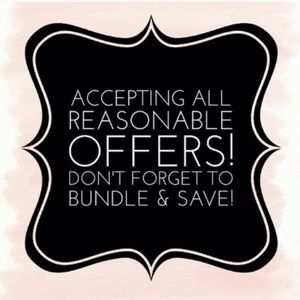 BUNDLE DISCOUNT 15% Off 2 or more Items in Closet